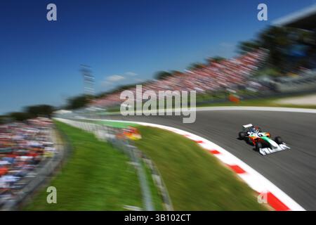 11 septembre 2010 - Monza, Italie - Adrian Sutil (GER) Force India F1 VJM03. ..Championnat du monde de formule 1, Rd 14, Grand Prix d'Italie, Journée de qualification. (Crédit : © Sutton Motorsports/ZUMApress.com) Banque D'Images