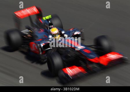 11 septembre 2010 - Monza, Italie - Lewis Hamilton (GBR) McLaren MP4/25. ..Championnat du monde de formule 1, Rd 14, Grand Prix d'Italie, Journée de qualification. (Crédit : © Sutton Motorsports/ZUMApress.com) Banque D'Images