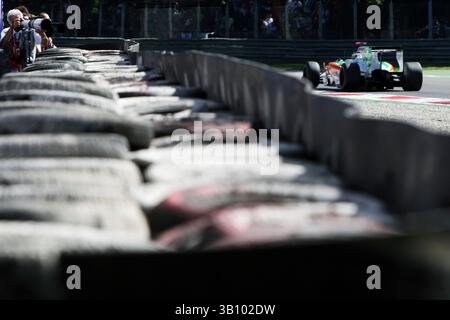 11 septembre 2010 - Monza, Italie - Adrian Sutil (GER) Force India F1 VJM03...Championnat du monde de formule 1, Rd 14, Grand Prix d'Italie, Journée de qualification. (Crédit : © Sutton Motorsports/ZUMApress.com) Banque D'Images