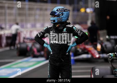 Djeddah, la Mecque, Arabie saoudite. 13 avril 2025. 18 avril 2025, Miami, États-Unis : 18 avril 2025, Jeddah, Arabie Saoudite ; F1 Saudi Arabia Grand Prix Practice ; . George Russell de Grande-Bretagne et Mercedes (crédit image : © Jan Kolodziej/ZUMA Press Wire) USAGE ÉDITORIAL SEULEMENT ! Non destiné à UN USAGE commercial ! Banque D'Images