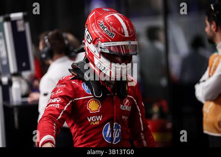 Djeddah, la Mecque, Arabie saoudite. 13 avril 2025. 18 avril 2025, Miami, États-Unis : 18 avril 2025, Jeddah, Arabie Saoudite ; F1 Saudi Arabia Grand Prix Practice ; . Charles Leclerc de Monaco et Scuderia Ferrari. (Crédit image : © Jan Kolodziej/ZUMA Press Wire) USAGE ÉDITORIAL SEULEMENT ! Non destiné à UN USAGE commercial ! Banque D'Images