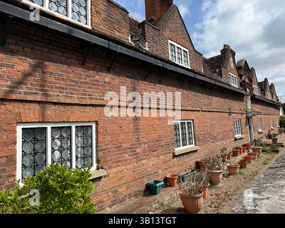 Maisons ALMS à Maidenhead, Berkshire, fondée par salter James Smyth n 1659. Photo : Tony Gale Banque D'Images