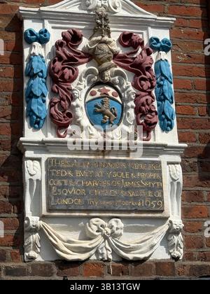 Maisons ALMS à Maidenhead, Berkshire, fondée par salter James Smyth n 1659. Photo : Tony Gale Banque D'Images
