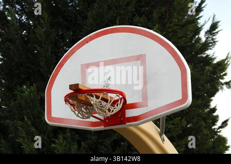 j'ai monté un panier de basket-ball Banque D'Images