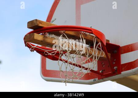j'ai monté un panier de basket-ball Banque D'Images