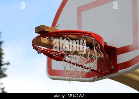 j'ai monté un panier de basket-ball Banque D'Images