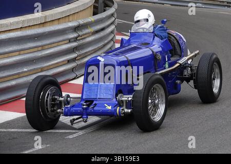 ERA R12C de 1937, défilé de voitures de course vintage d'avant-guerre, 11ème Grand Prix Monaco historique 2018, Principauté de Monaco Banque D'Images