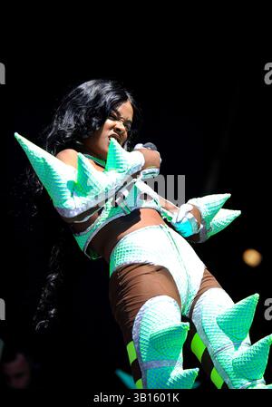 Azealia Banks se produit au Glastonbury Festival dans le Somerset - 29 juin 2013 Banque D'Images
