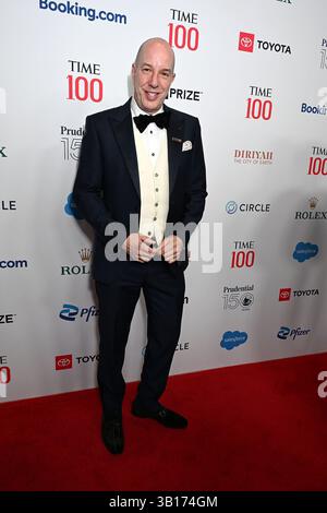 Anthony d Romero, directeur exécutif, ACLU, assiste au 2025 TIME 100 Most influent People NYC Gala le 24 avril 2025 au Jazz at Lincoln Center à New York, New York, États-Unis. Robin Platzer/ Twin images/ Sipa USA Banque D'Images