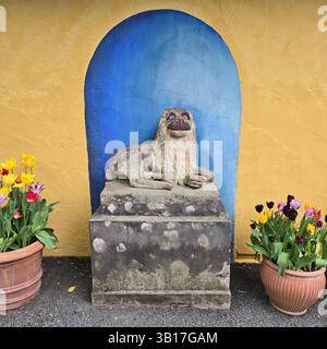 Portmeirion, pays de Galles, Royaume-Uni. Banque D'Images