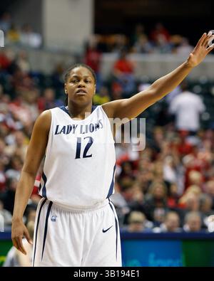 06 mars 2011 : Zhaque Gray, 12 ans, garde des Lady Lions de Penn State lors du tournoi de basket-ball féminin Big Ten au Conseco Fieldhouse à Indianapolis, DANS le match de championnat entre Penn State et Ohio State. (Crédit image : © Pat Lovell/Cal Sport Media/ZUMAPRESS.com) Banque D'Images