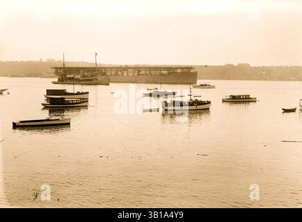 06 juin 1922 - États-Unis - le premier porte-avions de l'US Navy, l'USS Langley (CV-1). Date exacte inconnue. (Crédit image : © bain News Service/ZUMAPRESS.com) Banque D'Images