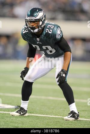 12 décembre 2010 : Dimitri Patterson, cornerback des Philadelphia Eagles #23 lors d'un match de football NFL entre les Dallas Cowboys et les Philadelphia Eagles au Cowboys Stadium d'Arlington, TX Philadelphie a battu Dallas 30-27(crédit image : © Albert Pena/Cal Sport Media/ZUMAPRESS.com) Banque D'Images