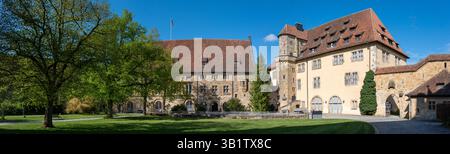 Veste Coburg (forteresse Cobrurg) en Frankonia-Bavaria.une des forteresses médiévales les mieux conservées en Allemagne. Banque D'Images