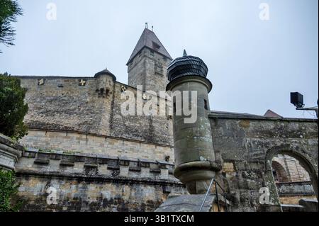 Veste Coburg (forteresse Cobrurg) en Frankonia-Bavaria.une des forteresses médiévales les mieux conservées en Allemagne. Banque D'Images