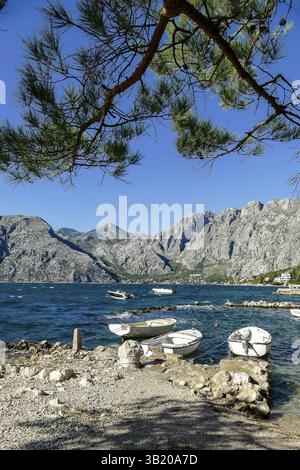 Vue de paysage européen au Monténégro, prise à kotor monténégro Banque D'Images