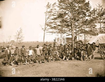 1864 - Brandy Station, va, États-Unis - Scouts et guides de l'armée du Potomac. (Crédit image : © BuyEnlarge/ZUMAPRESS.com) Banque D'Images