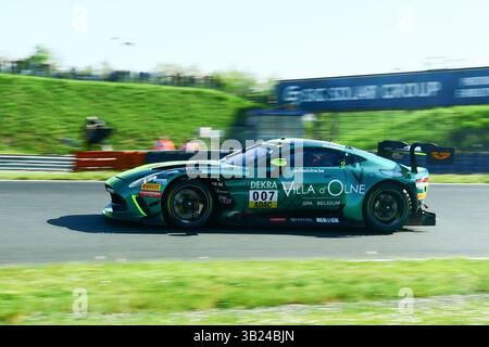 Oschersleben, Deutschland 25.- 27. Avril 2025 : DTM - Oschersleben - qualification 2025 : Magnus Gilles (bel) (Comtoyou Racing Aston matin Vantage GT3) Banque D'Images