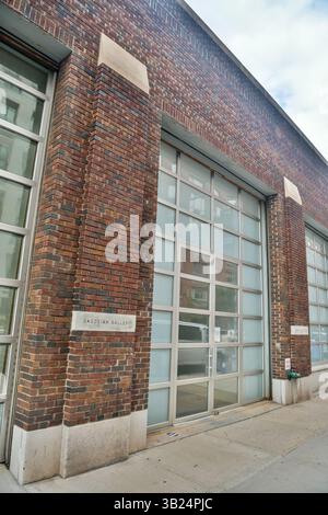 New York, États-Unis d'Amérique – 9 octobre 2018. Galerie Gagosian au 555 West 24th Street à New York. Fondée par Larry Gagosian à Los Angel Banque D'Images