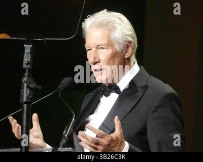 The Glasshouse, Twelenth Avenue, Manhattan New York, NY 10022. 26 avril 2025. Légende hollywoodienne Richard Gere est en tête d'affiche d'un dîner historique du 122e anniversaire de l'Explorers Club 2025 - Paradise Found - à New York. Crédit : ©Julia Mineeva/EGBN News/Alamy Live News crédit : Julia Mineeva/EGBN TV News/Alamy Live News/Alamy Live News Banque D'Images