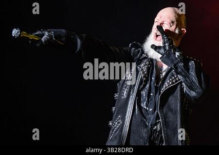 Buenos Aires, Argentine. 26 avril 2025. Buenos Aires (26 avril 2025). Judas Priest, légendes du heavy metal, en live. Festival Masters of Rock. Crédit : Mariano Garcia/Alamy Live News Banque D'Images