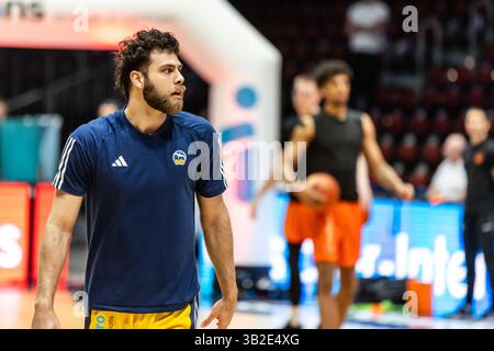 27.04.2025, Niners Chemnitz - Alba Berlin. William McDowell-White (Alba Berlin, No7) Foto : Eibner/Trienitz Banque D'Images