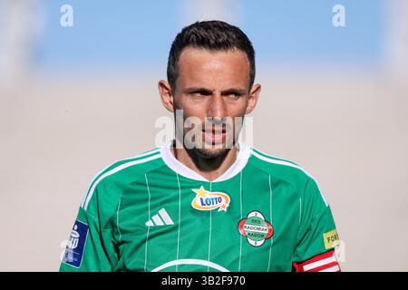 Radom, Pologne. 27 avril 2025 Rafal Wolski lors du match Radomiak Radom vs Lech Poznan PKO Ekstraklasa au stade Radomiak. Crédit : Igor Jakubowski/Alamy Live News Banque D'Images