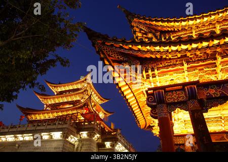 CHINE-Yunnan Province-Dali : vieille ville de Dali Banque D'Images