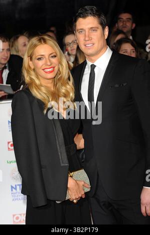 Tess Daly et Vernon Kaye assistent aux National Television Awards à 02 Arena le 22 janvier 2014 à Londres, en Angleterre Banque D'Images
