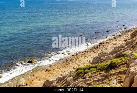 section des falaises à montauk, ny Banque D'Images