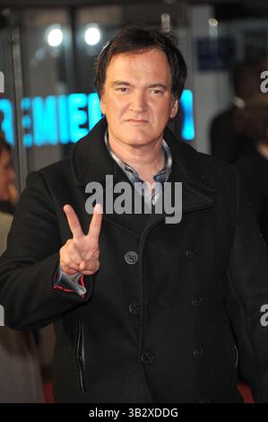 Dec. 10, 2015 - Londres, Angleterre - Quentin Tarantino assiste à la première européenne de 'The haineux Eight' à l'Odeon Leicester Square le 10 décembre 2015 à Londres, Angleterre (crédit image : © Famous/Ace Pictures via ZUMA Press) Banque D'Images