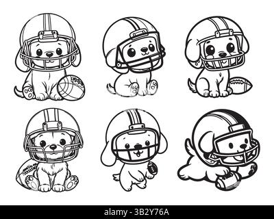 Cute Puppy Clipart – dessin de chien vectoriel pour les projets de conception Illustration de Vecteur