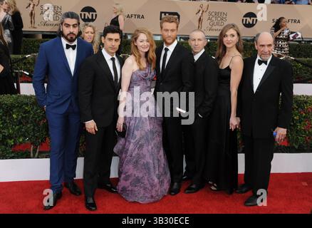 30 janvier 2016 - Hollywood, Californie, États-Unis - participation à la 22e cérémonie annuelle Screen Actors Guild Awards - arrivées au Shrine Auditorium de Los Angeles, Californie, le 30 janvier 2016. 2016 (crédit image : © Dave Longendyke/Globe photos via ZUMA Wire) Banque D'Images