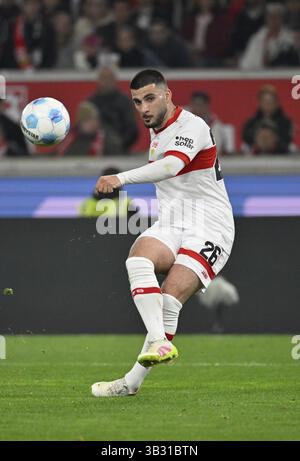Goal Kick action Goal chance Deniz Undav VfB Stuttgart (26) MHPArena, MHP Arena Stuttgart, Bade-Wuerttemberg, Allemagne, Europe Banque D'Images
