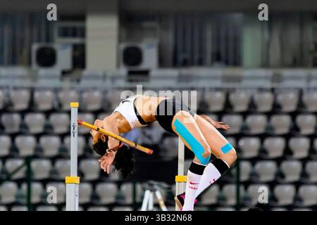 10 févr. 2016 - Guwahati, Assam, Inde - SAHANA KUMARI, de l'Inde, a remporté la médaille d'or. (Crédit image : © Vikramjit Kakati/ZUMA Wire/ZUMAPRESS.com) Banque D'Images