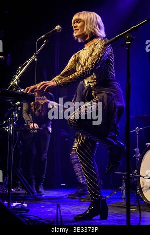 15 février 2016 - le groupe australien TIGERTOWN a donné un concert à guichet fermé au Phoenix de Toronto. En photo : ALEXI COLLINS, ELODIE CROWE, CHARLIE COLLINS, CHRIS COLLINS, KURT BAILEY (crédit image : © Angel Marchini via ZUMA Wire) Banque D'Images