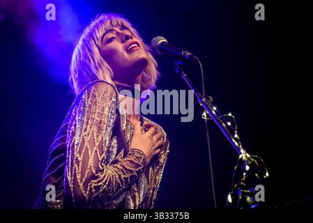 15 février 2016 - le groupe australien TIGERTOWN a donné un concert à guichet fermé au Phoenix de Toronto. En photo : ALEXI COLLINS, ELODIE CROWE, CHARLIE COLLINS, CHRIS COLLINS, KURT BAILEY (crédit image : © Angel Marchini via ZUMA Wire) Banque D'Images
