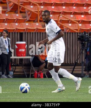 8 février 2018 - le défenseur du Vancouver Whitecaps FC Aaron Maund #22 lors de la Pacific Rim Cup entre le Vancouver Whitecaps FC et le Iwaki FC au stade Aloha à Honolulu, Hawaï - Michael Sullivan/CSM(crédit image : &copy ; Michael Sullivan/CSM via ZUMA Wire) Banque D'Images