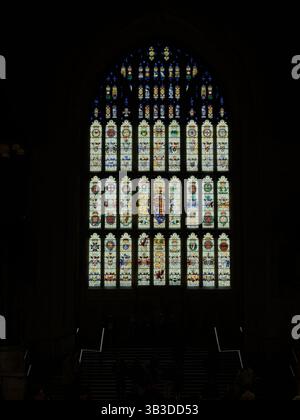 Westminster Hall (datant de 1099), chambres du Parlement, Westminster, Angleterre. Banque D'Images