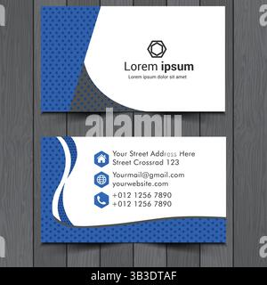 design élégant de carte de visite Illustration de Vecteur