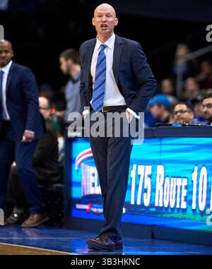20 janvier 2018 - Newark, New Jersey, États-Unis - Kevin Willard, entraîneur-chef de Seton Hall, en deuxième mi-temps entre les Mousquetaires de Xavier et les Pirates de Seton Hall au Prudential Center à Newark, New Jersey. #11Xavier bat #19Seton Hall 73-64. Duncan Williams/CSM(image de crédit : &copy ; Duncan Williams/CSM via ZUMA Wire) Banque D'Images