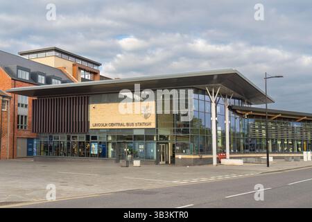 Gare routière centrale de Lincoln Banque D'Images