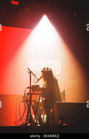 Tilburg, pays-Bas. 19 avril 2025. Le groupe irlandais ØXN donne un concert live lors du festival de metal néerlandais Roadburn Festival 2025 à Tilburg. Banque D'Images