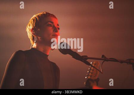 Tilburg, pays-Bas. 19 avril 2025. Le groupe irlandais ØXN donne un concert live lors du festival de metal néerlandais Roadburn Festival 2025 à Tilburg. Banque D'Images