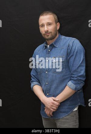 21 février 2018 - Londres, Angleterre, Royaume-Uni - MATTHIAS SCHOENAERTS fait la promotion du film 'Red Sparrow' à Londres. (Crédit image : © Armando Gallo/ZUMA Studio) Banque D'Images