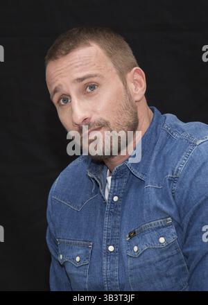 21 février 2018 - Londres, Angleterre, Royaume-Uni - MATTHIAS SCHOENAERTS fait la promotion du film 'Red Sparrow' à Londres. (Crédit image : © Armando Gallo/ZUMA Studio) Banque D'Images