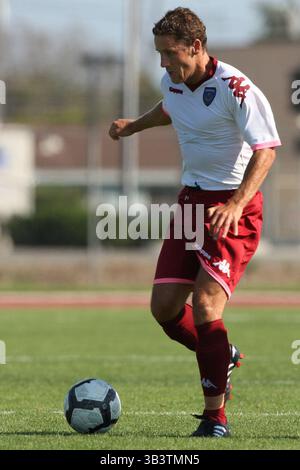 17 juillet 2010 : Michael Brown du Portsmouth FC en action lors du match amical entre Portsmouth FC et Ventura fusion à Oxnard College à Oxnard, Californie. Portsmouth FC a ensuite battu la fusion avec un score final de 2-1. (Crédit image : © Brandon Parry via ZUMA Wire) Banque D'Images