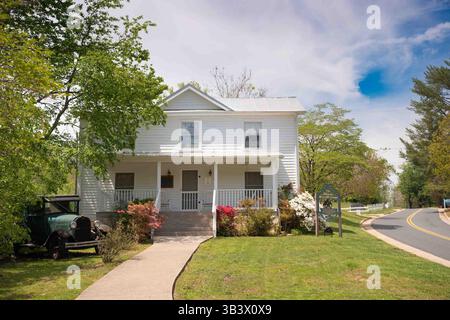 Original Earl Hamner home in Schuyler, VA which  the television show The Waltons Banque D'Images