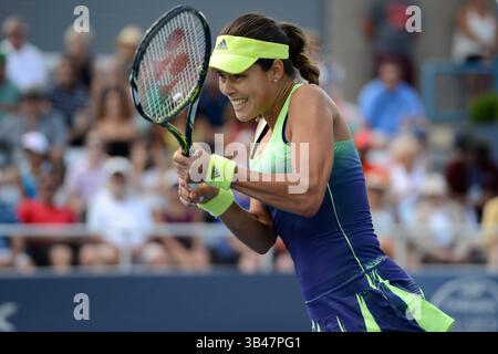 20 août 2015 - Mason, Ohio, États-Unis - Ana IVANOVIC de Serbie en action dans son match contre S.Stephens au Western & Southern Open à Mason Ohio le jeudi 20 août 2015 (image crédit : © Christopher Levy via ZUMA Wire) Banque D'Images