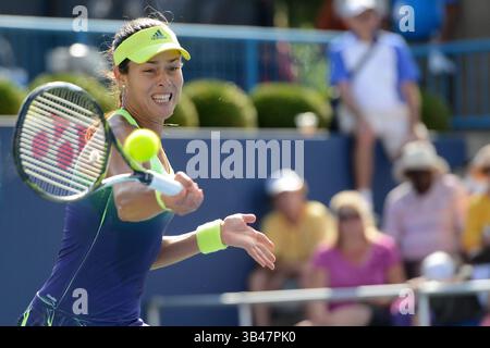20 août 2015 - Mason, Ohio, États-Unis - Ana IVANOVIC de Serbie en action dans son match contre S.Stephens au Western & Southern Open à Mason Ohio le jeudi 20 août 2015 (image crédit : © Christopher Levy via ZUMA Wire) Banque D'Images